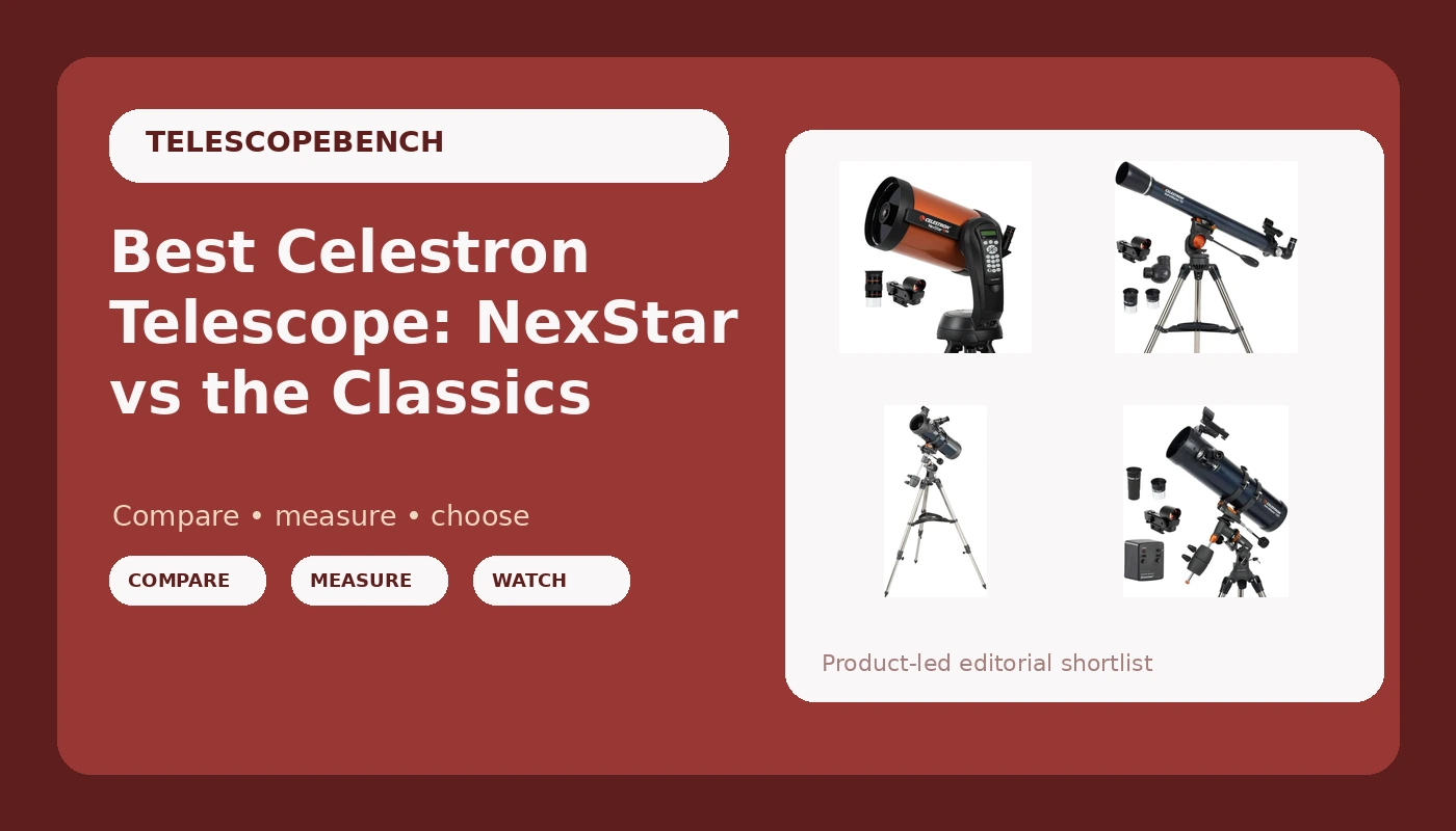 Best Celestron Telescope: NexStar vs the Classics - TelescopeBench review with measurements and honest opinion