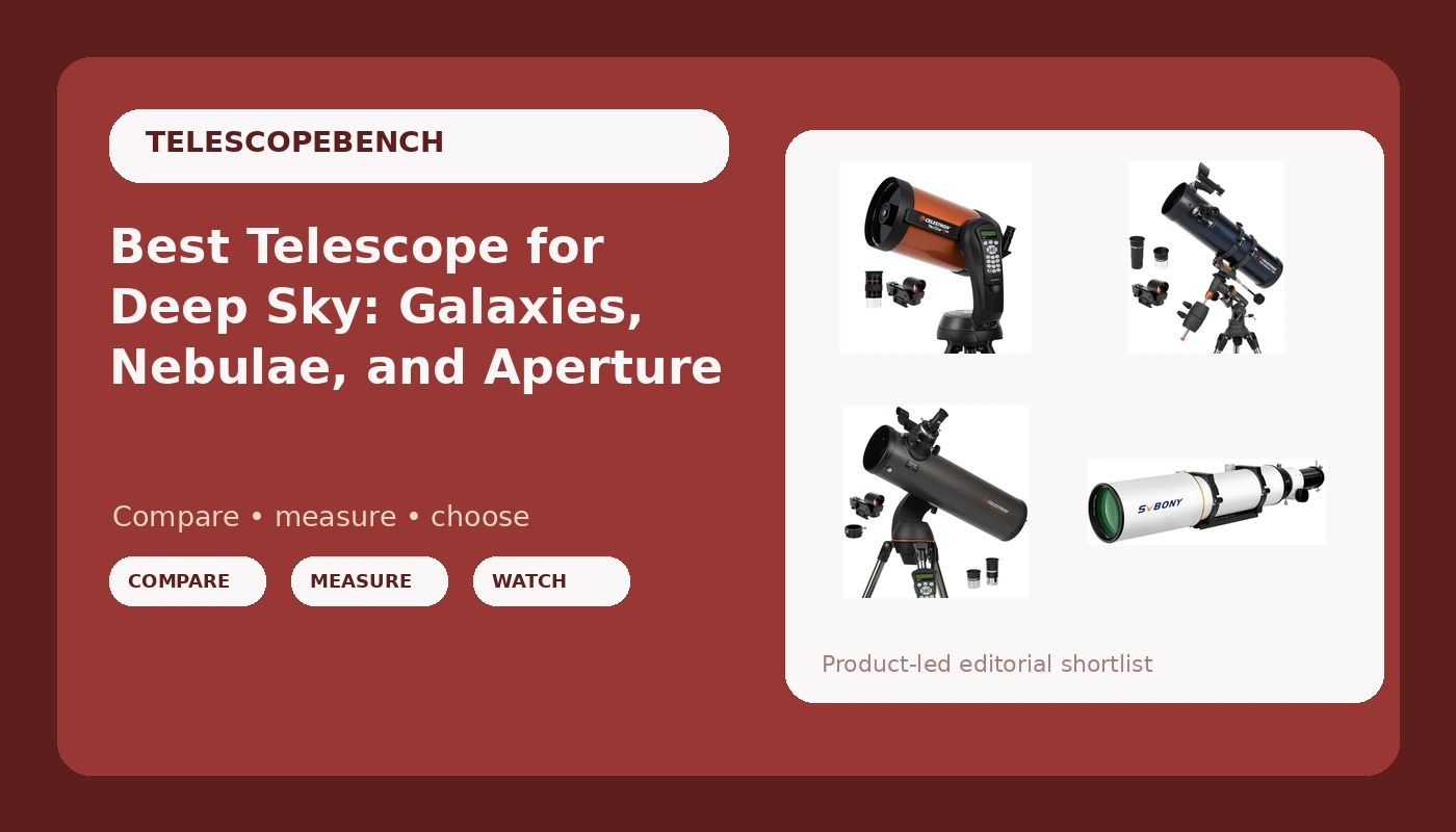 Best Telescope for Deep Sky: Galaxies, Nebulae, and Aperture - TelescopeBench review with measurements and honest opinion