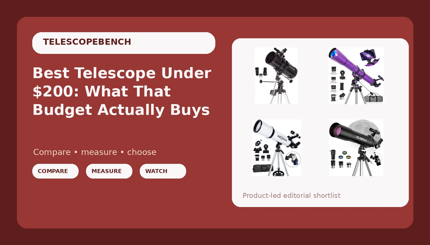 Best Telescope Under $150: What That Budget Actually Buys - TelescopeBench review with measurements and honest opinion