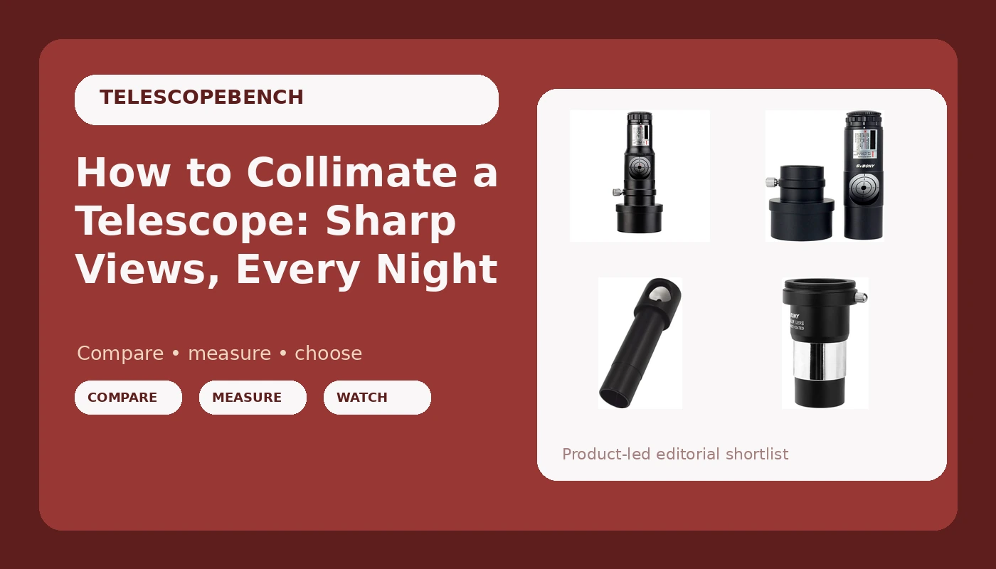 How to Collimate a Telescope: Sharp Views, Every Night - TelescopeBench review with measurements and honest opinion