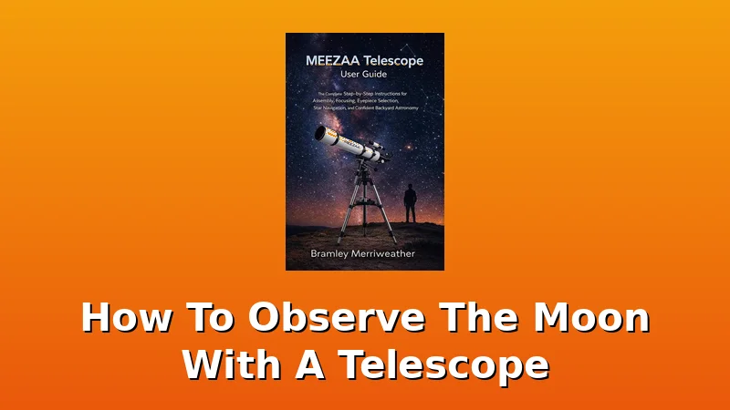 How To Observe The Moon With A Telescope - TelescopeBench review with measurements and honest opinion