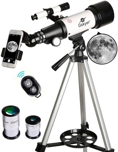 Gskyer Telescope 600x90mm AZ Astronomical Refractor Telescope for Adults