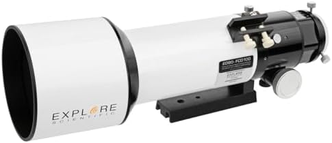 Explore Scientific FCD100 Series 80mm Air-Spaced Apochromatic Triplet Refractor Telescope for Astrophotography Astronomy