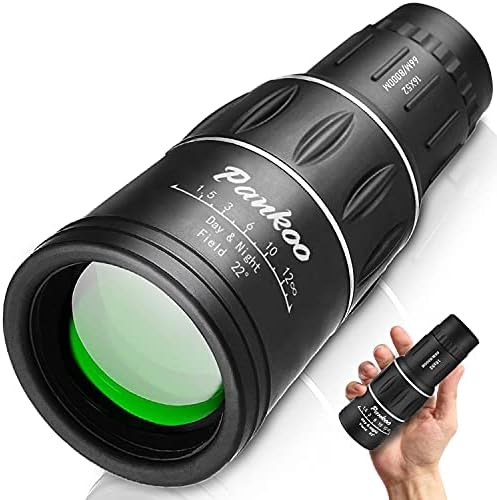 Monocular Telescope High Power 16X52, 2026 Power Prism Compact Monoculars for Adults Kids, Birthday Gifts for Men, Waterproof Fogproof Shockproof with Hand Strap, Bird Watching Hunting Camping Hiking