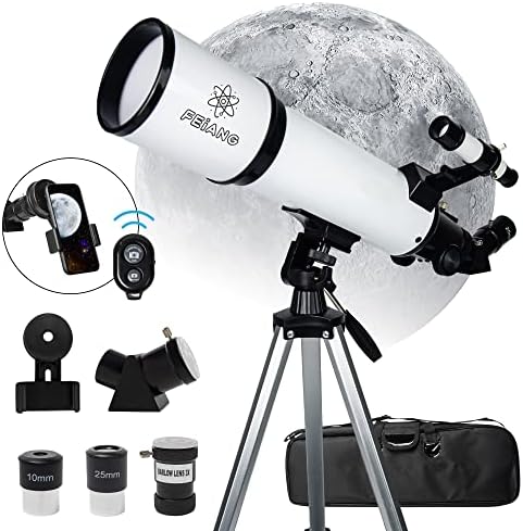 80mm Aperture 600mm Astronomical Refracting Telescope with AZ Mount