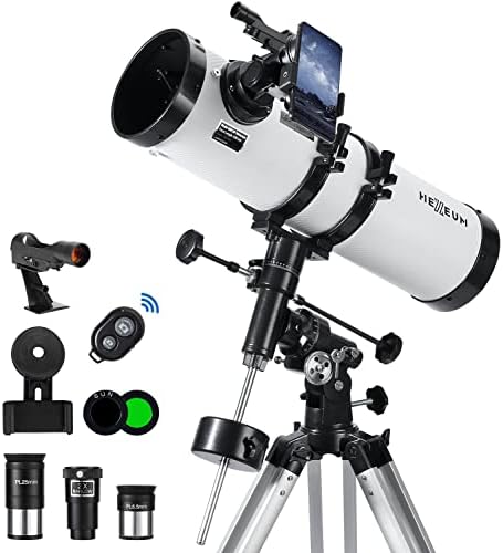 Koolpte 130EQ Reflector Telescope, 130mm Aperture, EQ Mount