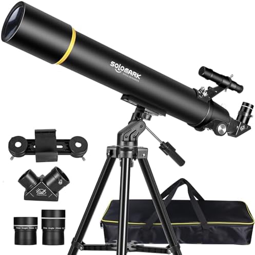 Telescopes for Adults & Beginner Astronomy, 80mmAZ 900mm Focus Length