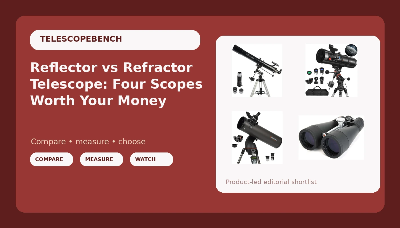 Reflector vs Refractor Telescope: Four Scopes Worth Your Money