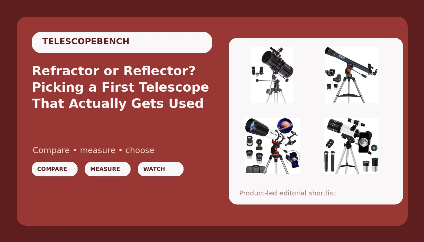 Refractor or Reflector? Picking a First Telescope That Actually Gets Used